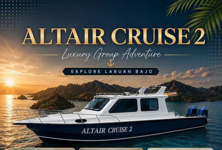 Altair Cruise 2 private speedboat charter Labuan Bajo