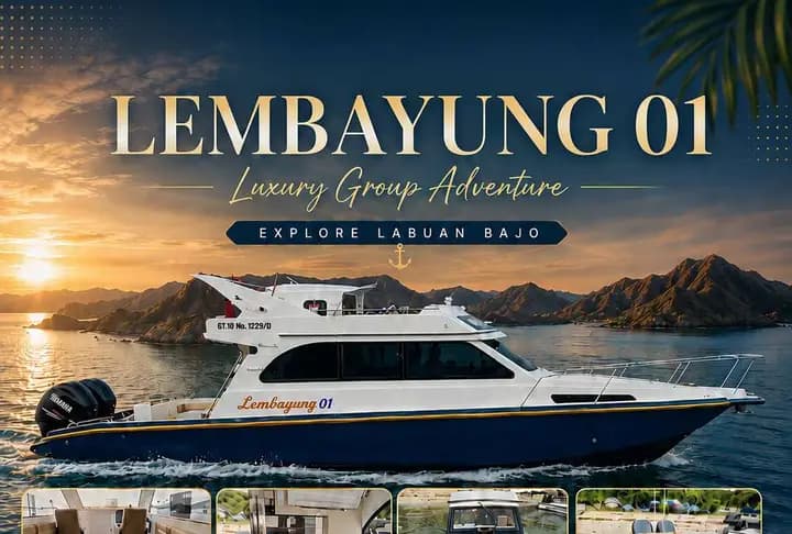 Lembayung 01 private speedboat charter Labuan Bajo